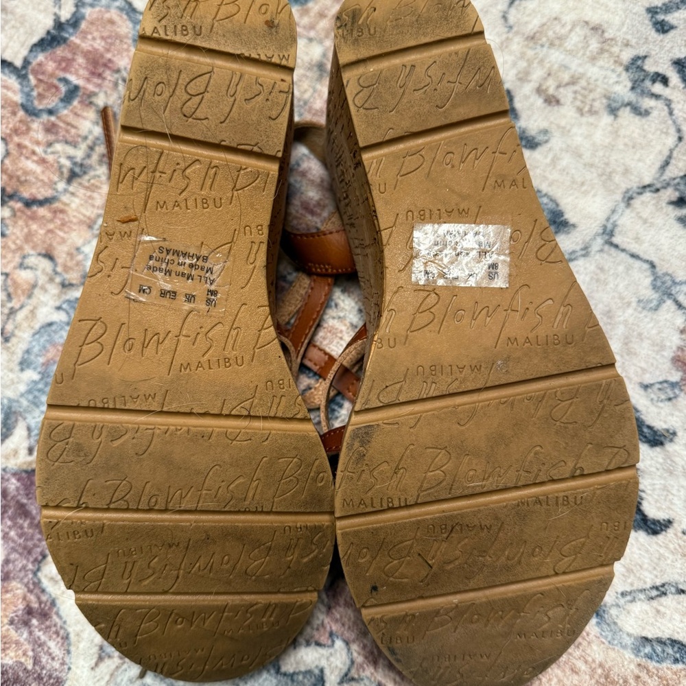 Blowfish Tan and Brown Strappy Sandals - Picture 4 of 5